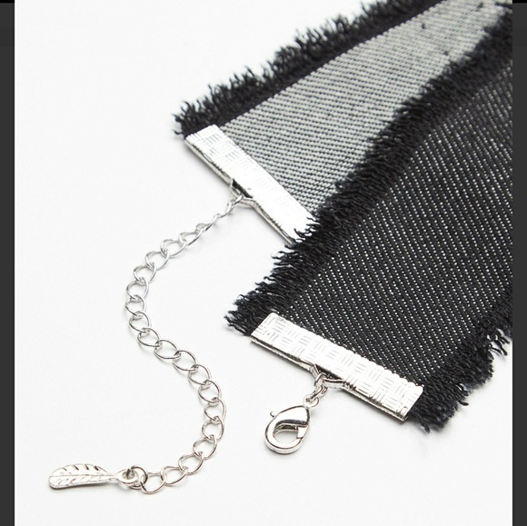 Free People Pin It On Denim Choker - Picture 3 of 6
